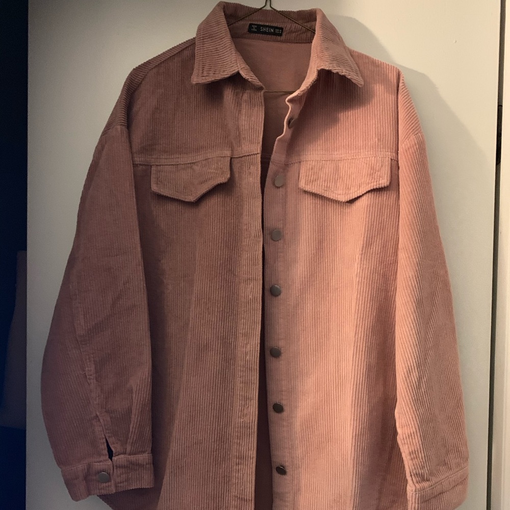 New (no tags) oversized curduroy jacket